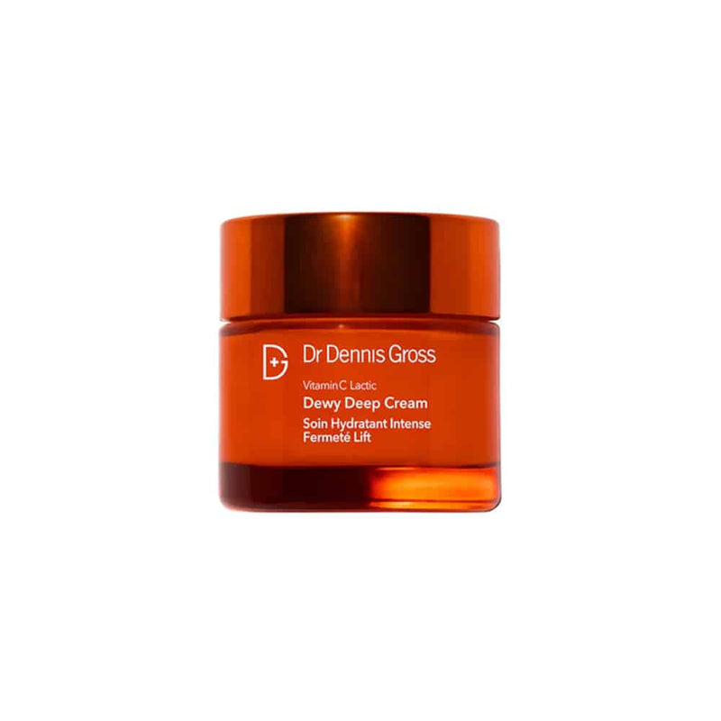 Nava Beauty Dr. Dennis Gross Vitamin C Lactic Dewy Deep Cream 2 OZ Firebrick