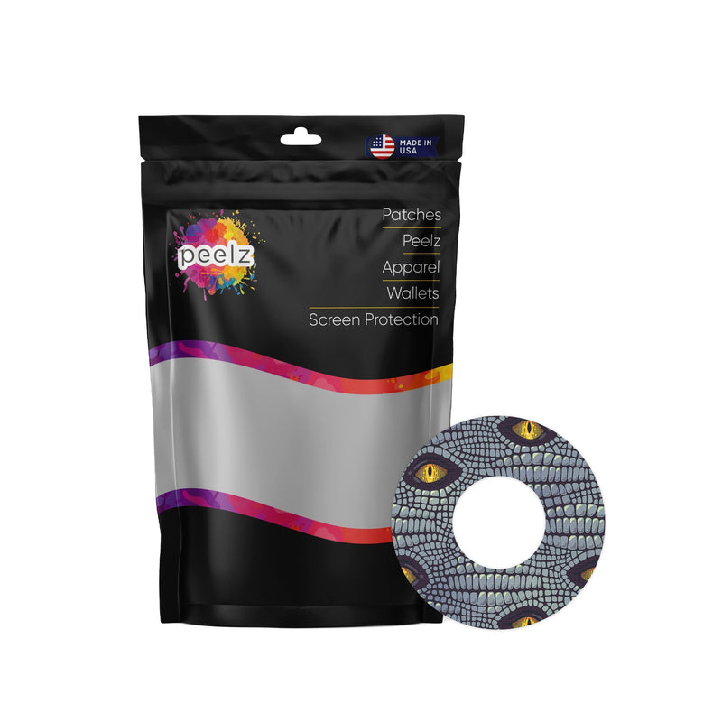 Peelz Dragon Sticker Patch  Tape Designed for the FreeStyle Libre 2 Patch Medical Tape