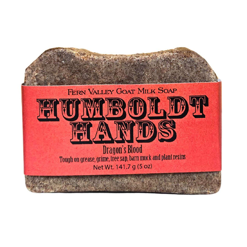 Fern Valley Soap Natural Goat Milk Soap | Humboldt Hands Heavy-Duty Hand Cleaner | Dragon's Blood Goat Milk Soap