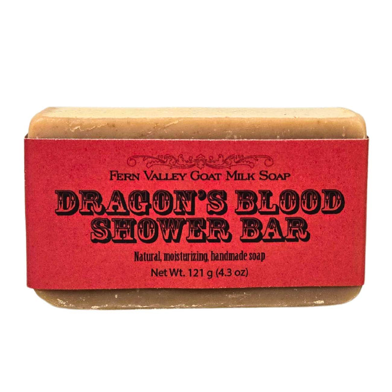 Fern Valley Soap Handmade Goat Milk Soap | Shower Bar | Dragon's Blood Goat Milk Soap