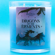 Fragrant Jewels Dragons of the Elements - Fire Dragon - Jewel Candle (Ringless) (Glass) Jewel Candle