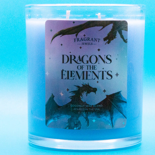 Fragrant Jewels Dragons of the Elements - Fire Dragon - Jewel Candle (Ringless) (Glass) Jewel Candle