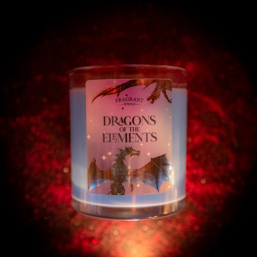 Fragrant Jewels Dragons of the Elements - Fire Dragon - Jewel Candle (Ringless) (Glass) Jewel Candle