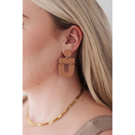 Dreamboat Earrings in Brown