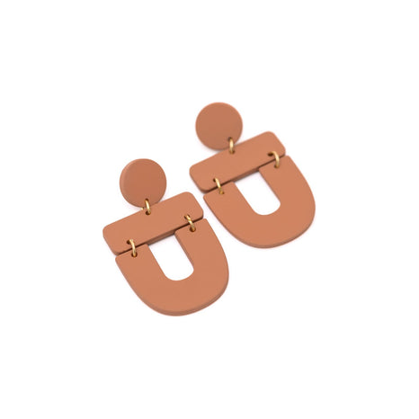 Dreamboat Earrings in Brown