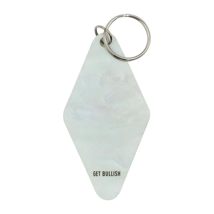 The Bullish Store - Drink Water Before You Murder Someone Keychain In Marble Mint