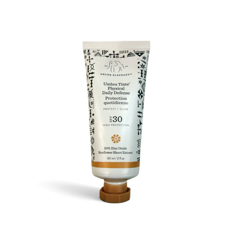 Nava Beauty Drunk Elephant Umbra Tinte 100% Mineral Cream SPF 30/PA+++ Tinted Face Sunscreen 2 OZ White Smoke