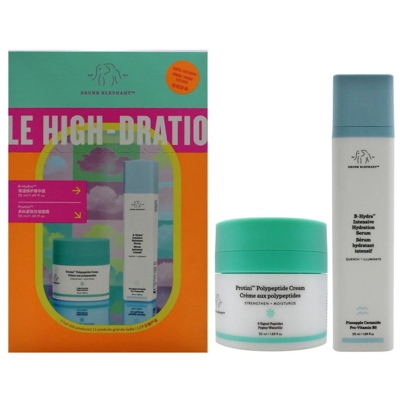 Nava Beauty Drunk Elephant The Mile High-Dration Club: Protini Cream - 50 mL + B-Hydra - 50 mL Skincare White Smoke
