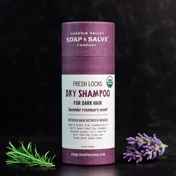 Chagrin Valley Soap & Salve - Dry Shampoo: Dark Hair Lavender Rosemary