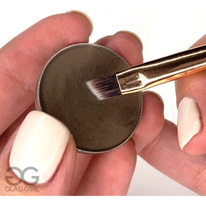 GladGirl Duo Angled Brow Brush Application Tools