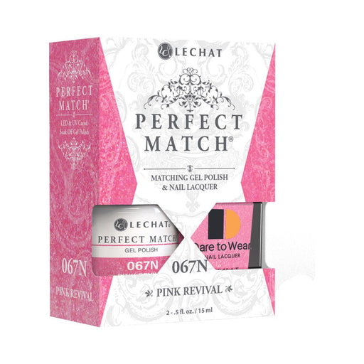 Lechat Perfect Match - PMS067N Pink Revival - Gel Polish & Nail Lacquer 0.5oz.