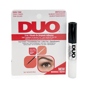 Sydoni Skincare and Beauty DUO BRUSH ON LASH ADHESIVE-CLEAR and DARK TONE Net. Wt. 0.18 oz. eyelash glue