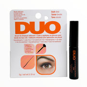 Sydoni Skincare and Beauty DUO BRUSH ON LASH ADHESIVE-CLEAR and DARK TONE Net. Wt. 0.18 oz. eyelash glue