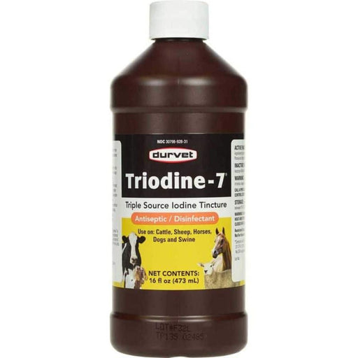 Durvet Iodine Solution, Strong, 7%, Tincture (USP Grade), 16 fl oz Business & Industrial