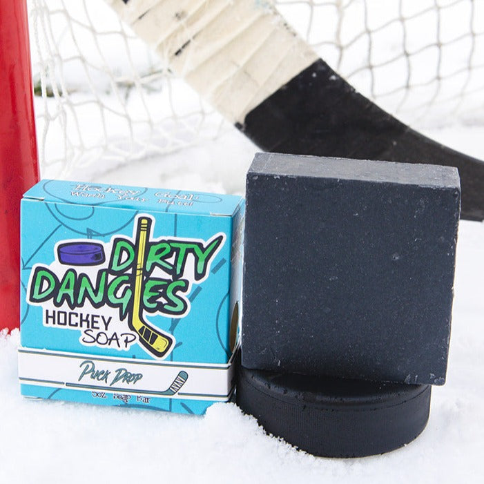 Dirty Dangles Hockey Dirty Dangles Hockey Soap Bars – Pick Your Scent Natural Soap Bar White Smoke Puck Drop