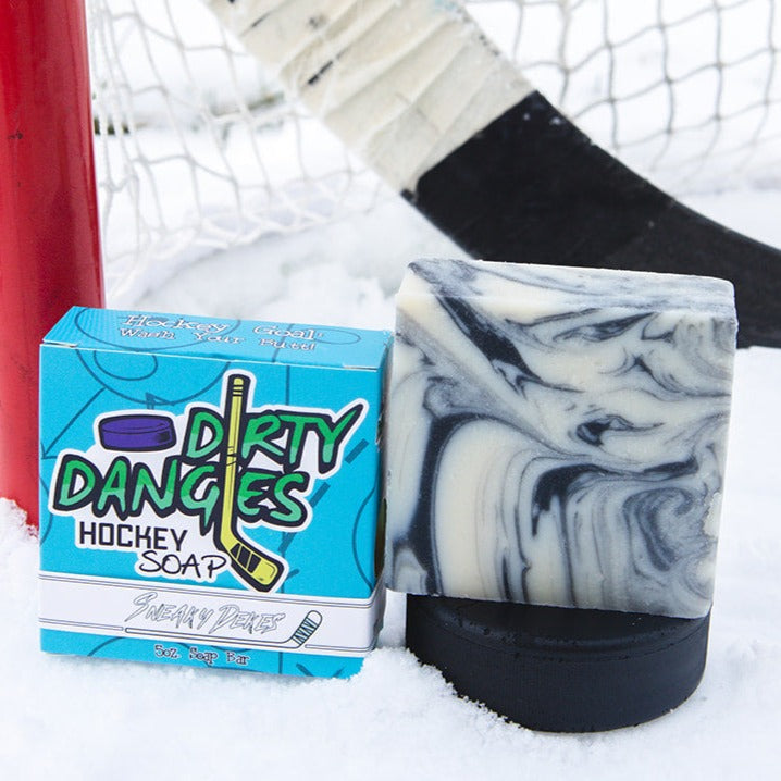 Dirty Dangles Hockey Dirty Dangles Hockey Soap Bars – Pick Your Scent Natural Soap Bar White Smoke Sneaky Dekes
