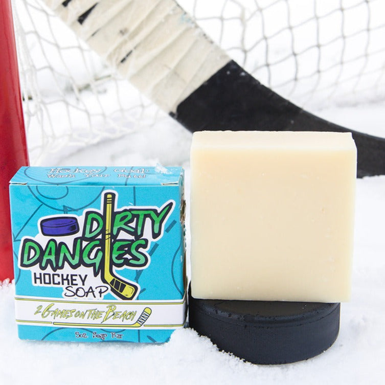 Dirty Dangles Hockey Dirty Dangles Hockey Soap Bars – Pick Your Scent Natural Soap Bar White Smoke 2 Games on the Beach