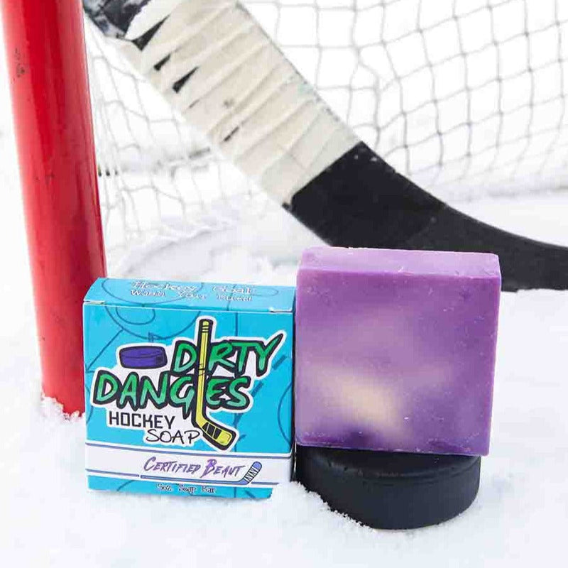 Dirty Dangles Hockey Dirty Dangles Hockey Soap Bars – Pick Your Scent Natural Soap Bar White Smoke Certified Beaut (Girls)