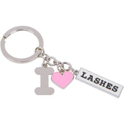 GladGirl I Love Lashes Key Chain Marketing