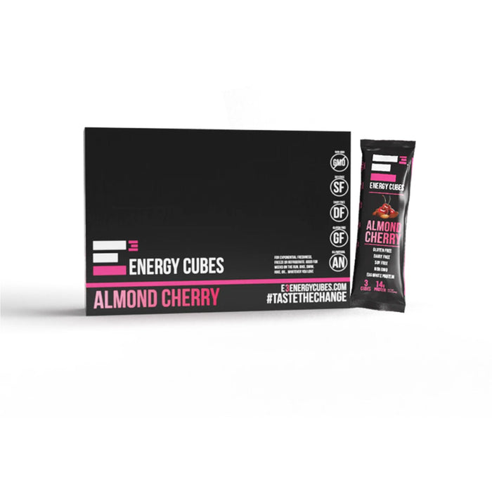 Almond Cherry E3 Energy Cubes - Protein Bars (12 Bars)