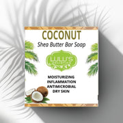 Lulu’s Holistics Coconut Milk Shea Butter Bar Soap – Ultra-Moisturizing Cleanser for Soft, Smooth, Healthy-Looking Skin Bar soap