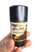 KAFX Body Coffee Shop Coffee-Infused Natural Deodorant – Real Coffee Scent & Safe for All Deodorant White Smoke