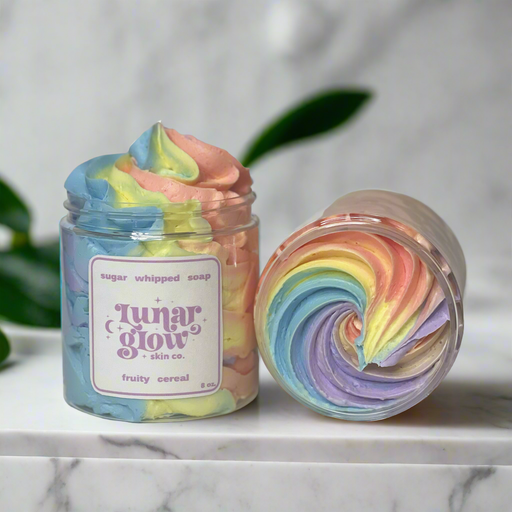 Lunar Glow Skin Co. Fruity Cereal Sugar Whipped Soap whipped soap