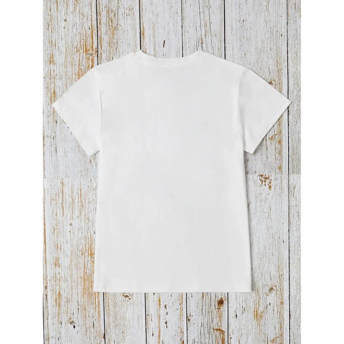 EASTER VIBES Round Neck Short Sleeve T-Shirt