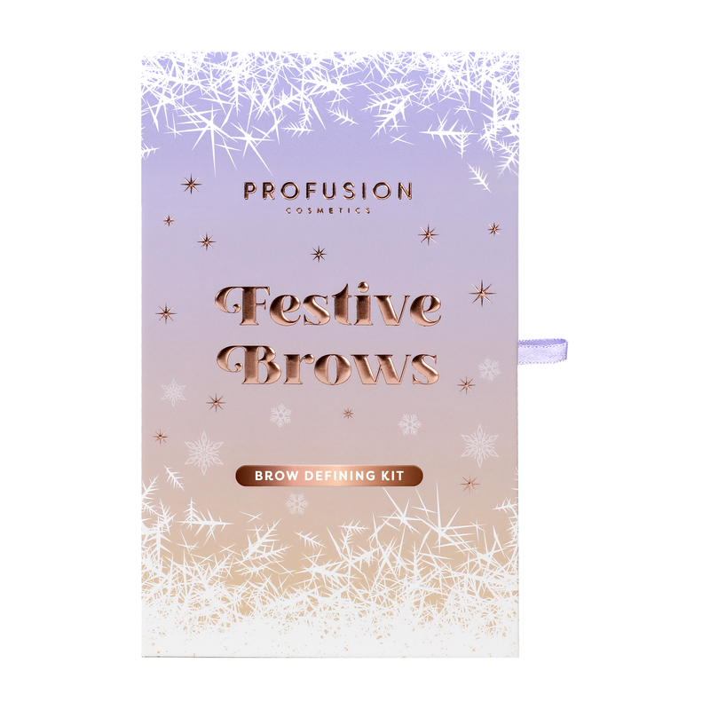 Profusion Cosmetics Frosted Snow Sparkle | Festive Brows Defining Kit Eyebrows