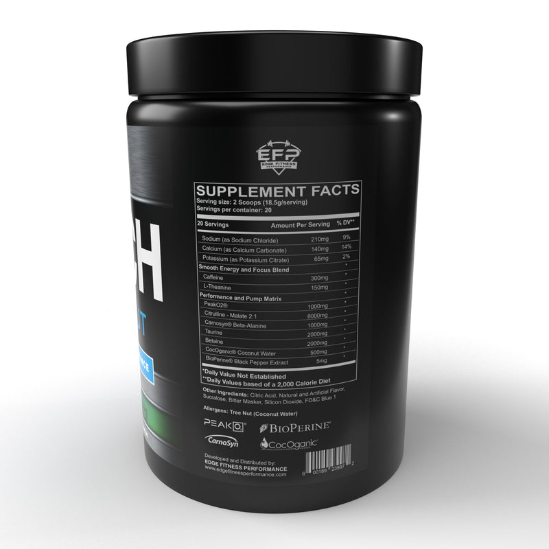 Edge Fitness Performance Clutch Pre-Workout Fitness Supplement