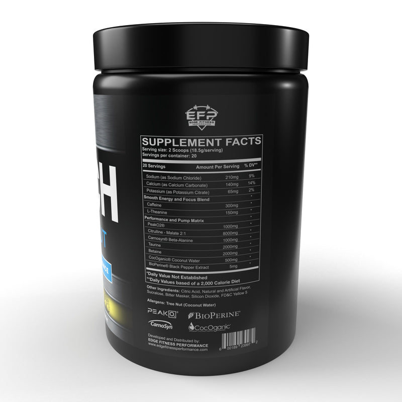 Edge Fitness Performance Clutch Pre-Workout - *BLUEBERRY LIMEADE PRE-ORDER* Fitness Supplement