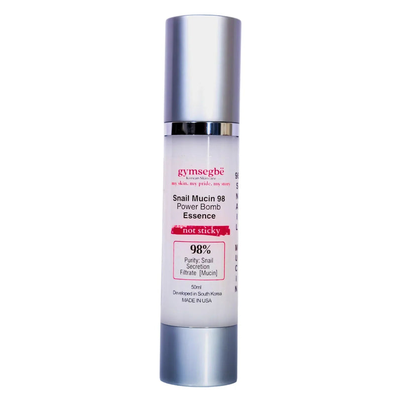 gymsegbë Snail Mucin 98 Power Bomb Essence Anti-Aging Facial