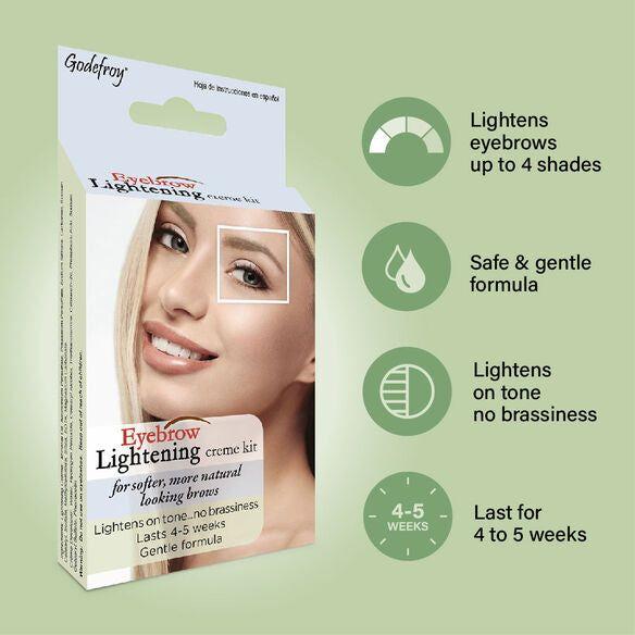 GodefroyBeauty EYEBROW LIGHTENING SINGLE APPLICATION Body & Facial Hair Bleach