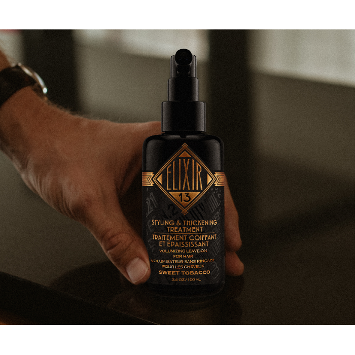 18.21 Man Made Elixir 13 Sweet Tobacco Styling & Thickening Treatment 3.4 oz