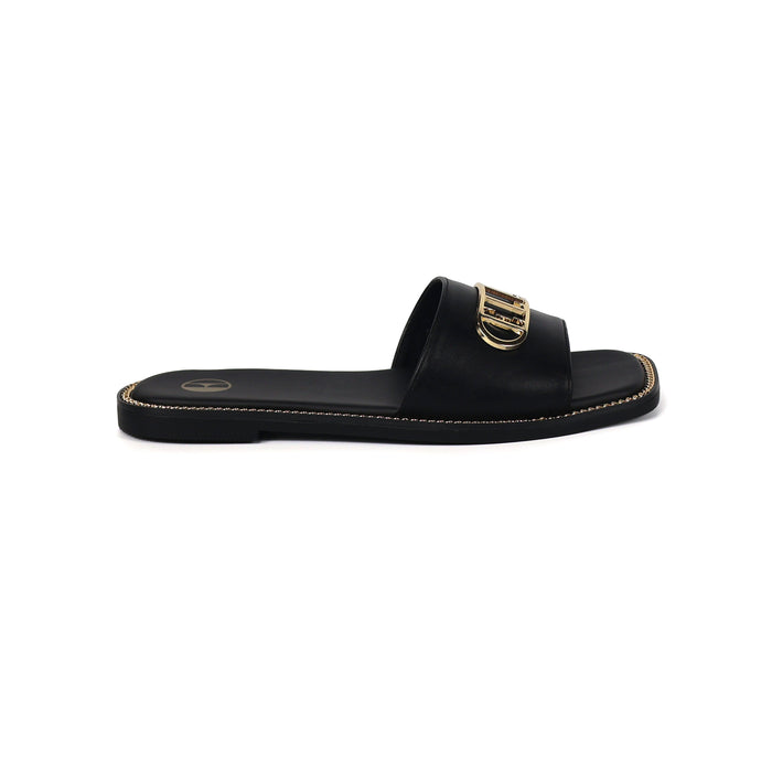 Odeta comfy fit classic ELLE women Sandal in Black