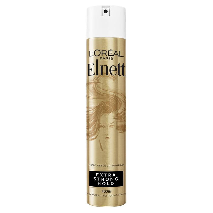 L'Oreal Elnett Hair Spray, Extra Strong Hold 400 Ml