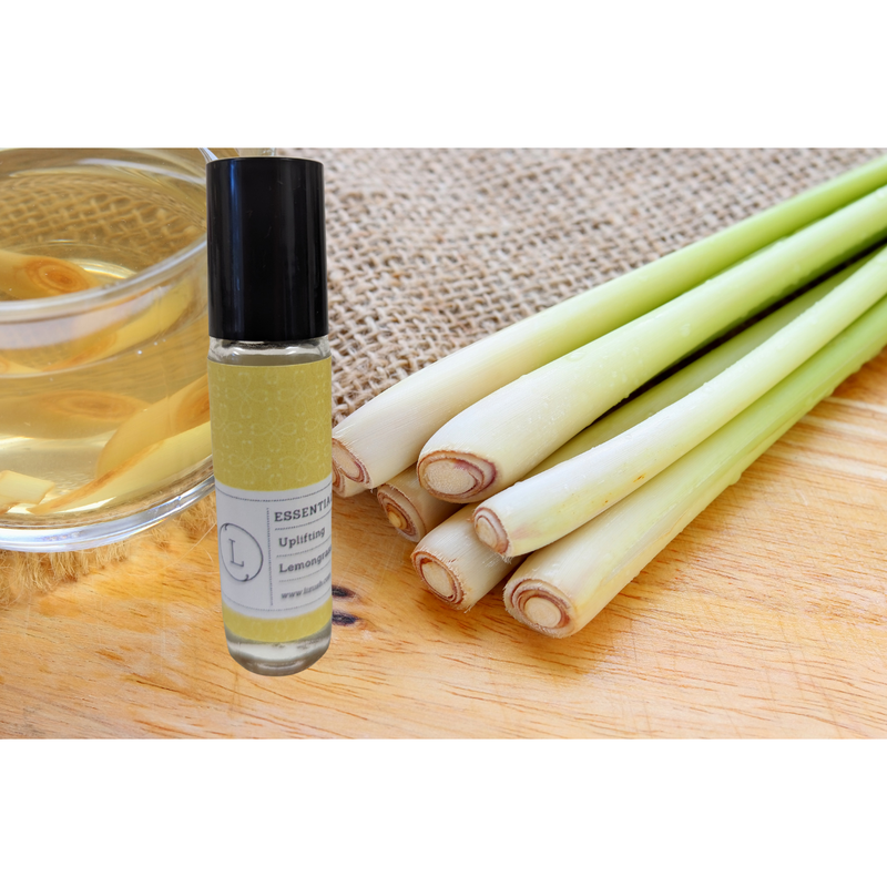 Lizush Essential Oils Roll-On with Crystals - set of 5 All Gifts