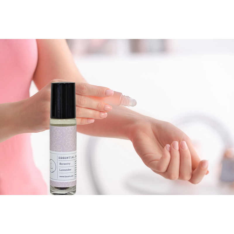 Lizush Essential Oils Roll-On with Crystals - set of 5 All Gifts