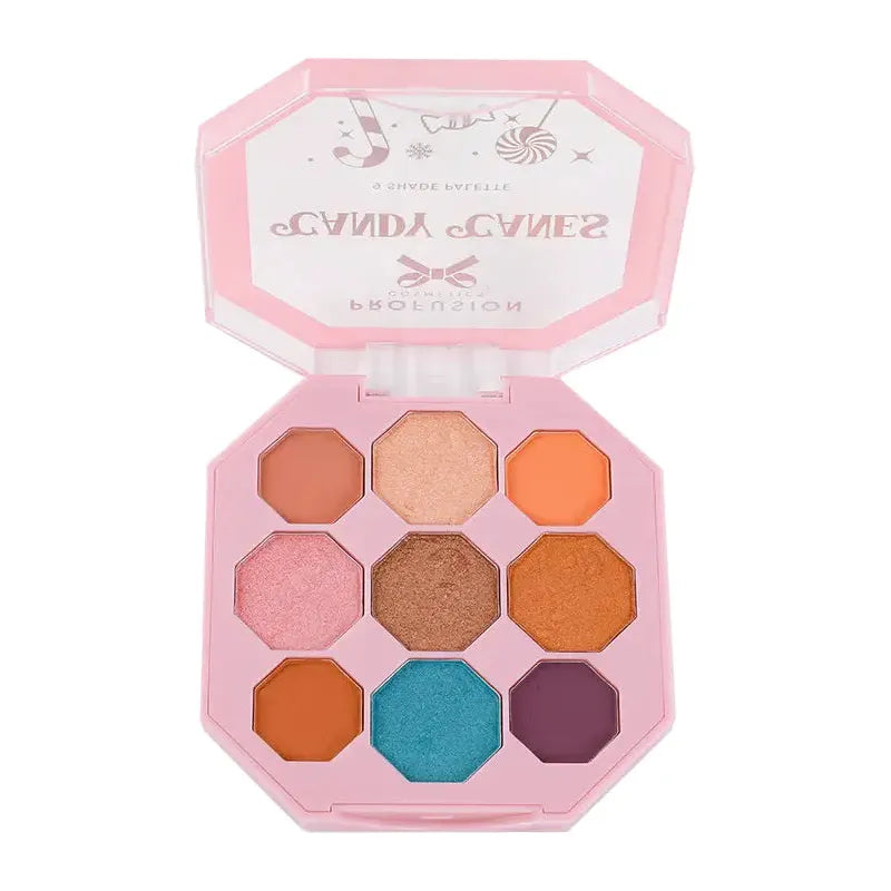 Profusion Cosmetics Sweet Holiday | Candy Canes 9-Shade Palette Eyes