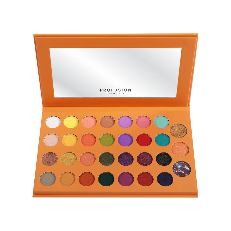 Profusion Cosmetics Peanuts Halloween | Trick or Treat 31 Shade Palette Eye