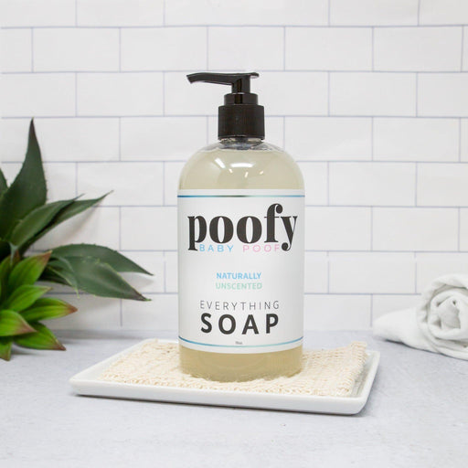 Poofy Organics Baby Everything Soap Naturally Unscented Bath