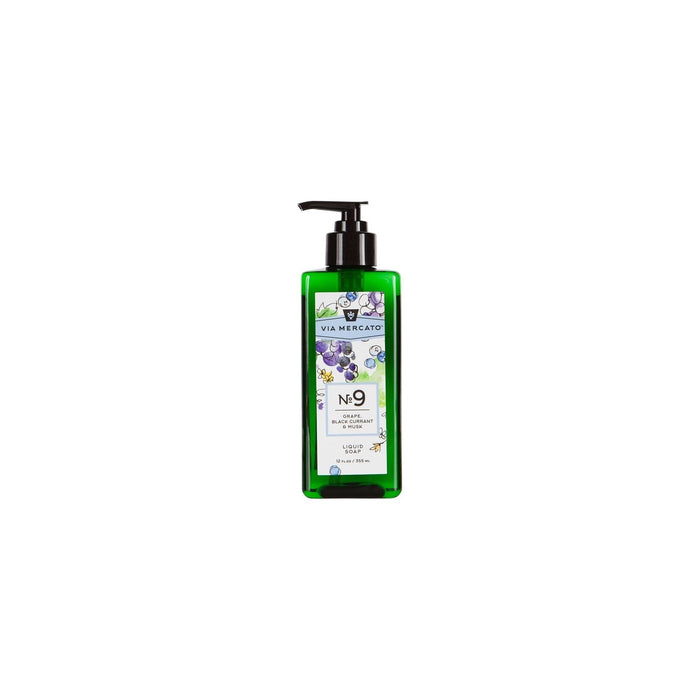 Via Mercato Nro.9 Liquid Soap (Grape, Black Currant & Musk) 12oz