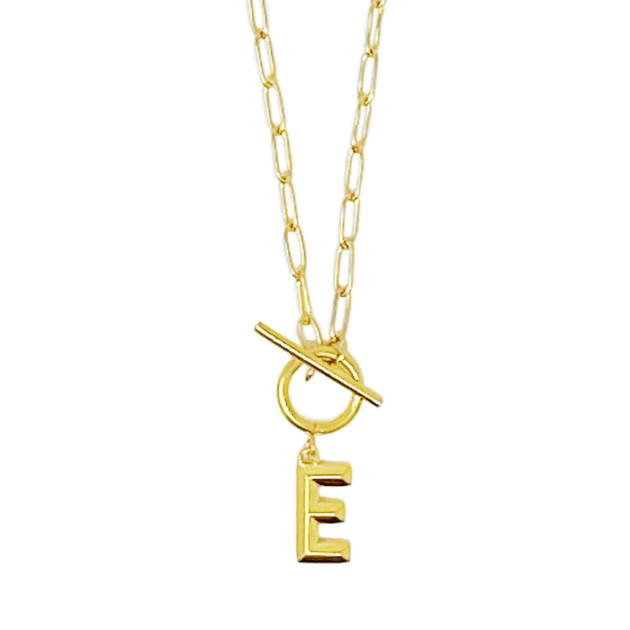 Modern Classic Initial Necklace