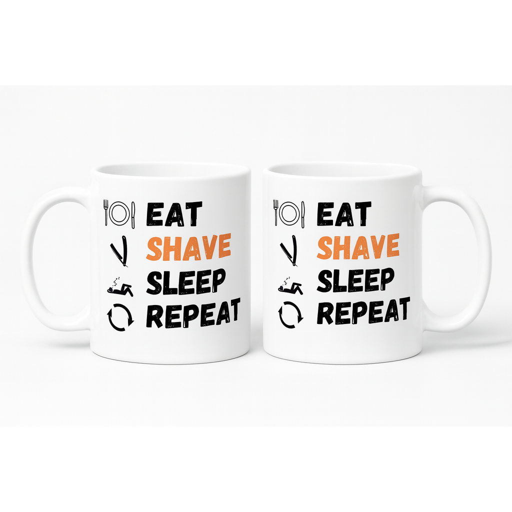 Tazza da caffè EAT Sleep SURF per surfist e cavaliere con scritta in lingua inglese EAT Sleep SURF, lavabile in lavastoviglie Tazza da caffè EAT Sleep SURF per surfist e cavaliere con scritta in lingua inglese EAT Sleep SURF, lavabile in lavastoviglie