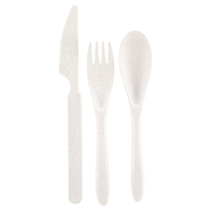 The Bullish Store - Eat.Study.Repeat Reusable Cutlery Set | 3 Piece With Storage Case