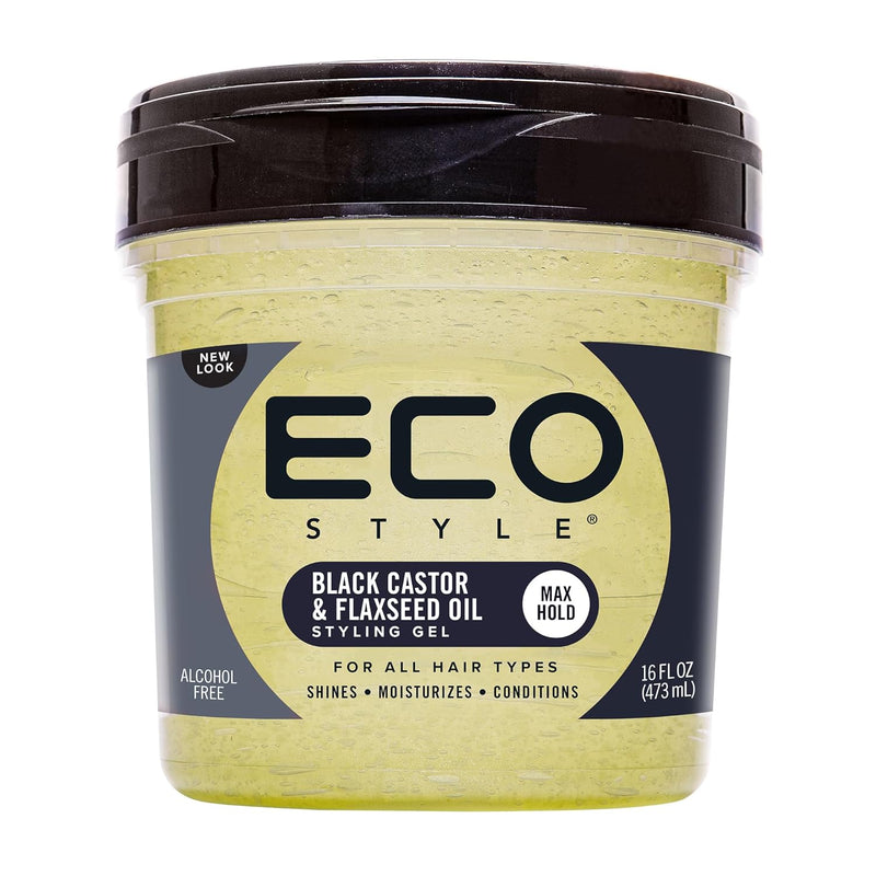 Mill's Beauty Supply Eco Style Black Castor Oil & Flaxseed Oil Hair Styling Gel