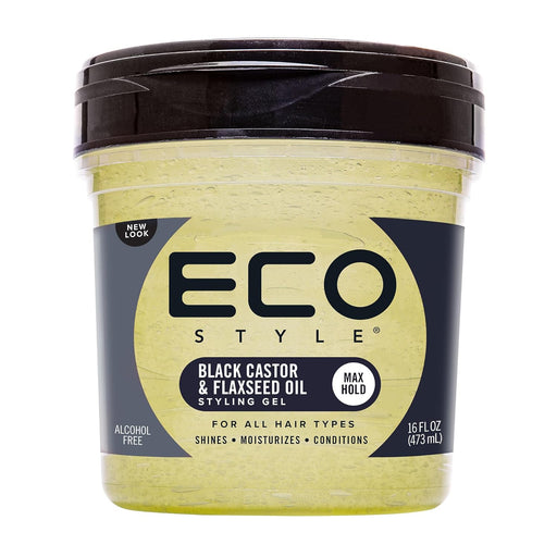 Mill's Beauty Supply Eco Style Black Castor Oil & Flaxseed Oil Hair Styling Gel