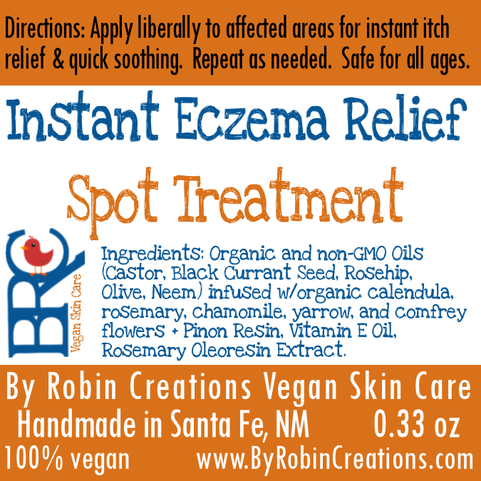 By Robin Creations Instant Eczema Relief Spot Treatment Oil Deodorant & Body Care