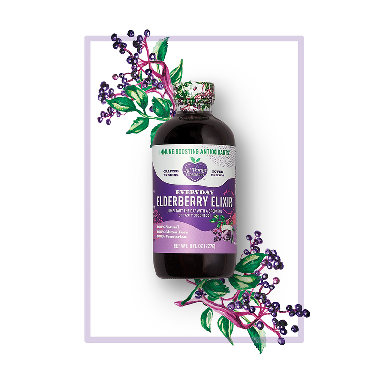 All Things Elderberry Elderberry Elixir Immune Support