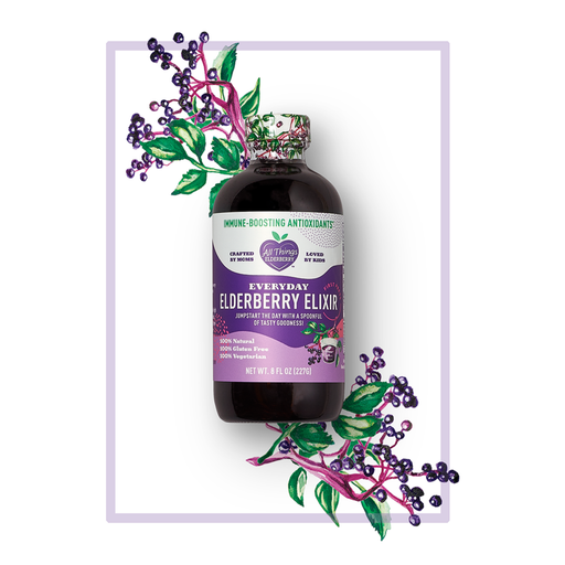 All Things Elderberry Elderberry Elixir Immune Support